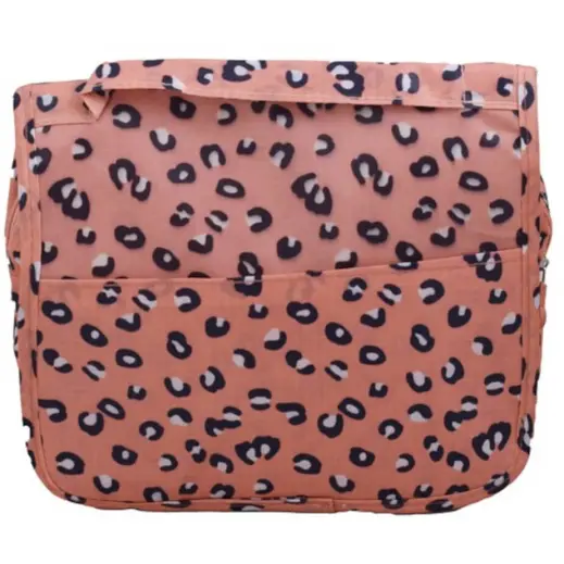 Velcro Hanging Toiletry Bag Pink Front